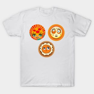 Crazy Sun Moon and Cloud Collection T-Shirt